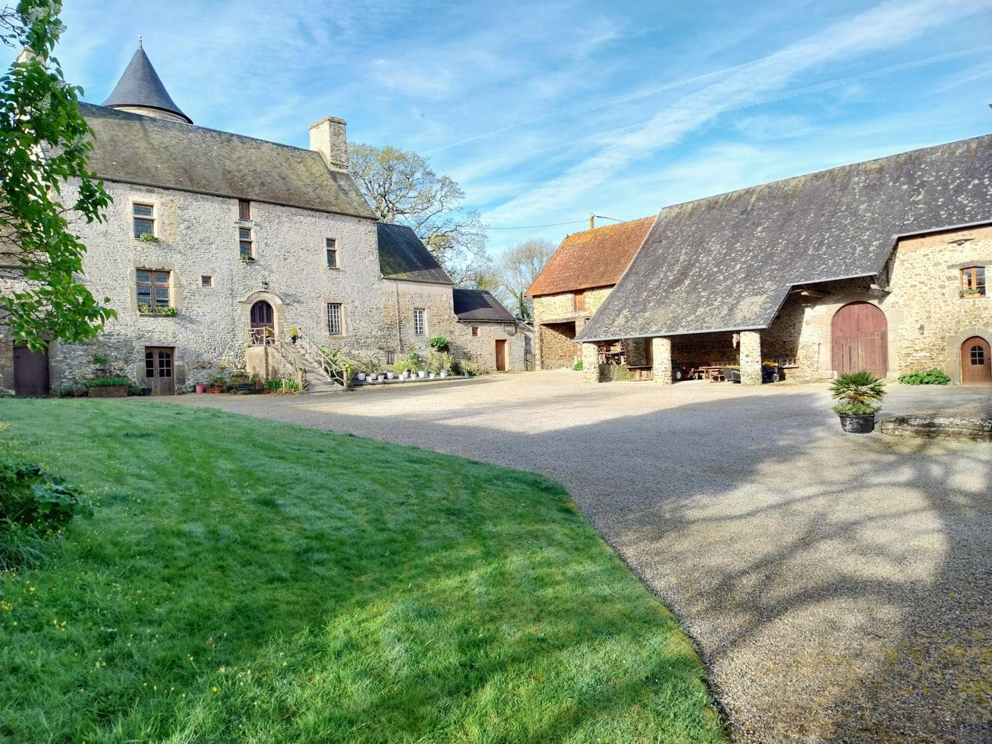 Bed and Breakfast Manoir De La Foulerie Ancteville Exterior foto