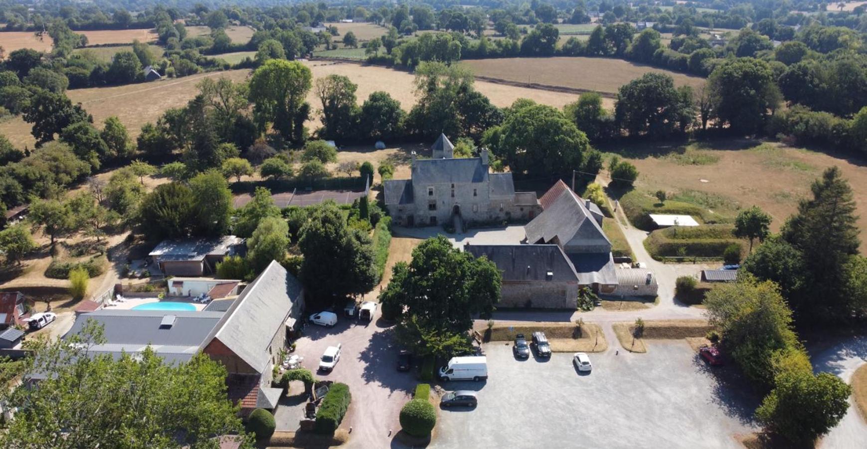 Bed and Breakfast Manoir De La Foulerie Ancteville Exterior foto